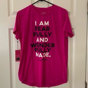 Active Faith Hot Pink Work Out Shirt